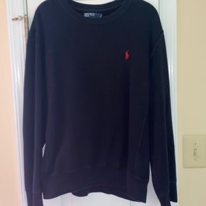 Navy/black polo Ralph Lauren crewneck- unisex